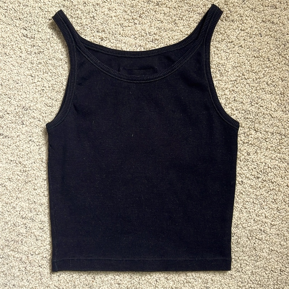 Dolce & Gabbana cropped tank top / ribbed cotton size XS